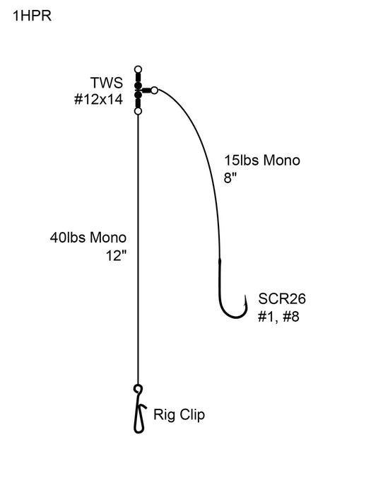 Cox & Rawle 1-Hook Pier Rig