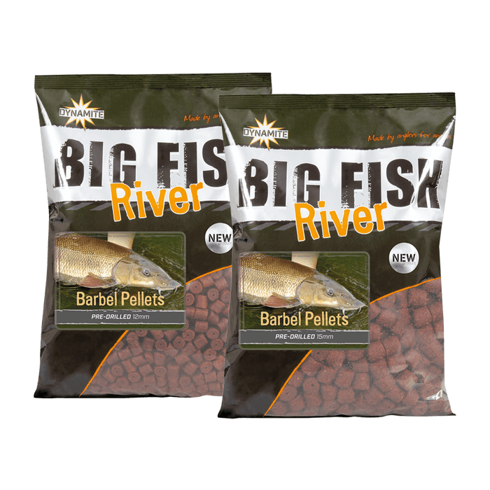 Dynamite Pre-Drilled Big Fish River Barbel Pellets 1.8kg