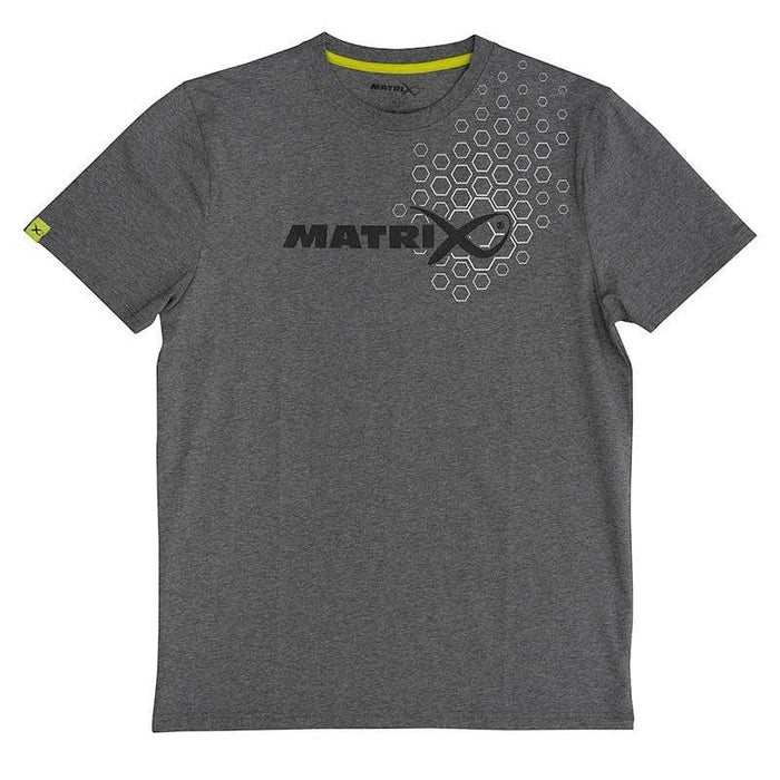 Matrix Grey Hex Print T-Shirt