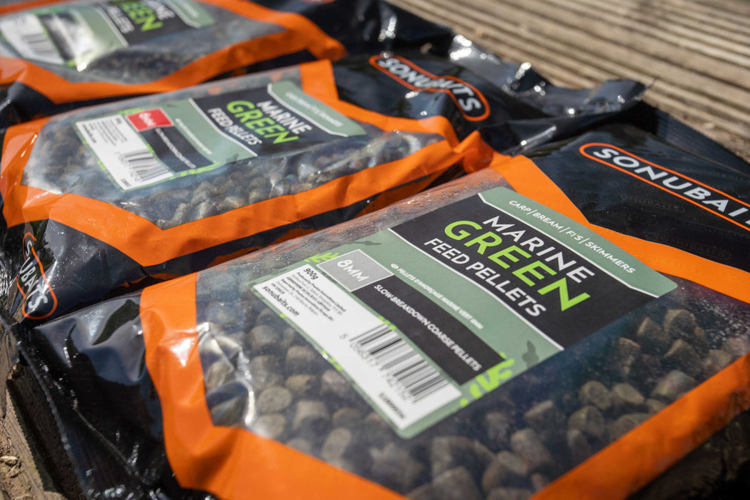 Sonubaits Marine Green Feed Pellets 900g